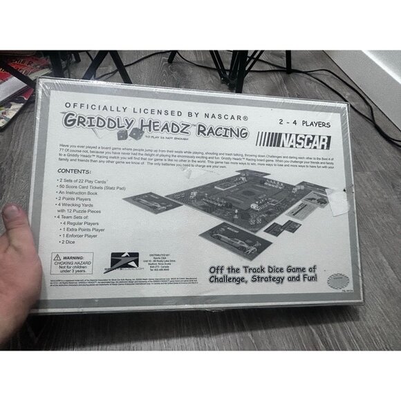 NASCAR Griddly Headz Racing Board Game 2005 Ages 8+ - Picture 3 of 4